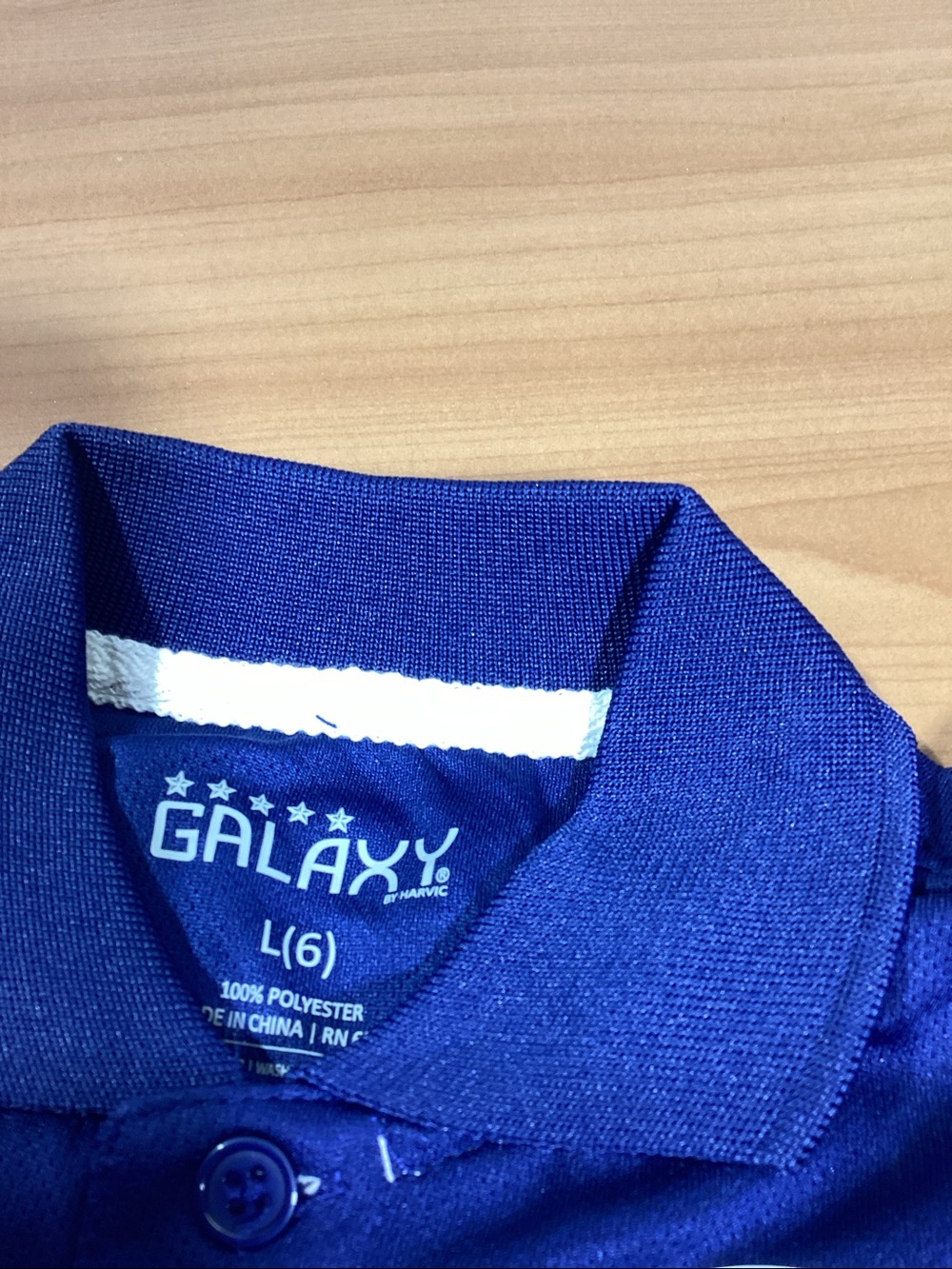 Galaxy By Harvic Boys Navy Blue Polo Shirt - Picture 2 of 4